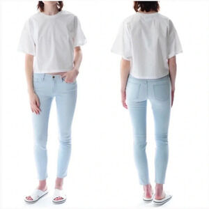 Frame Le Skinny de Jeanne Doheny Light Wash size 26
